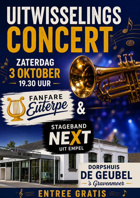 Poster Uitwisselings Concert